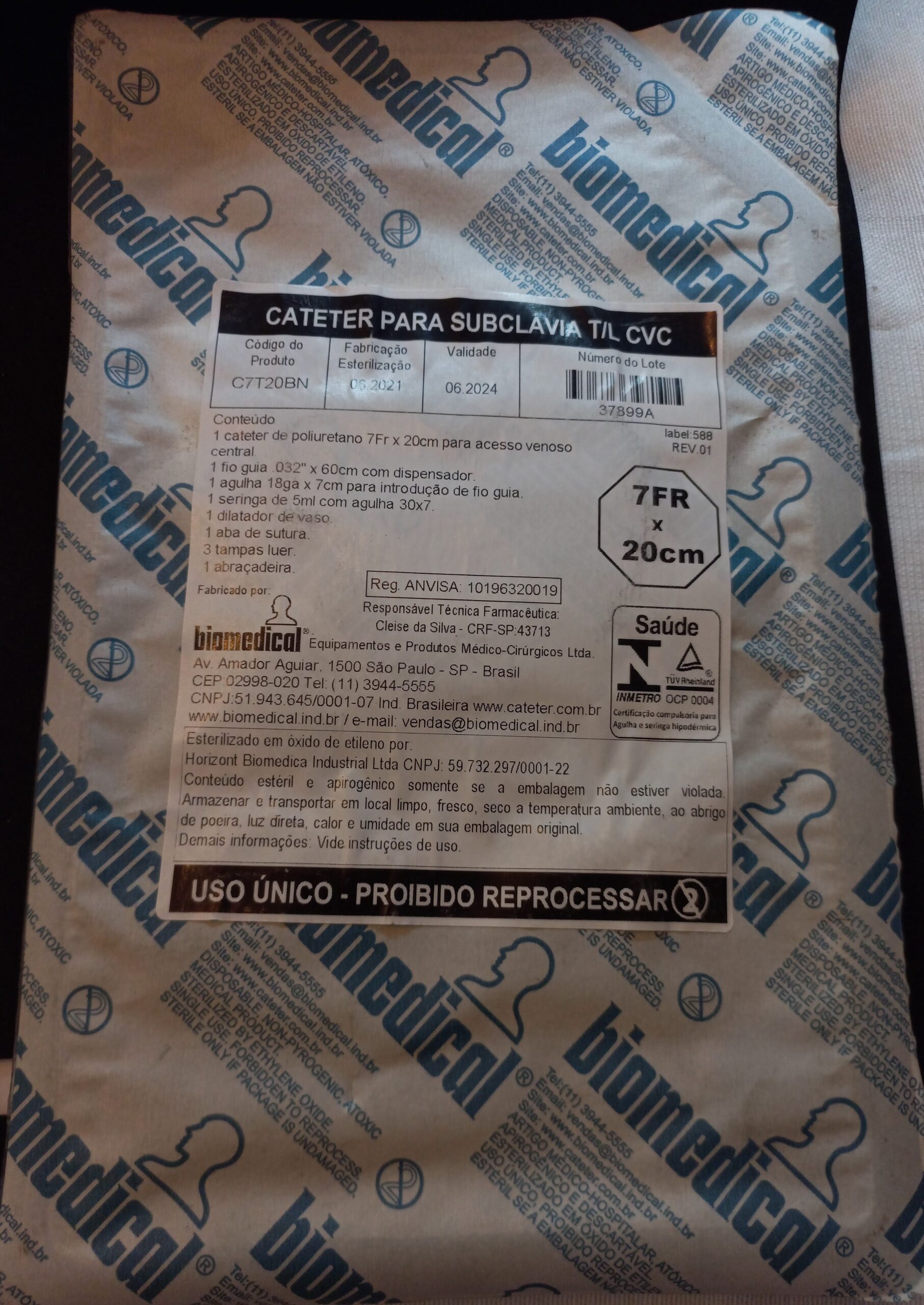 Cateter de Acesso Venoso Central - Imagem 2