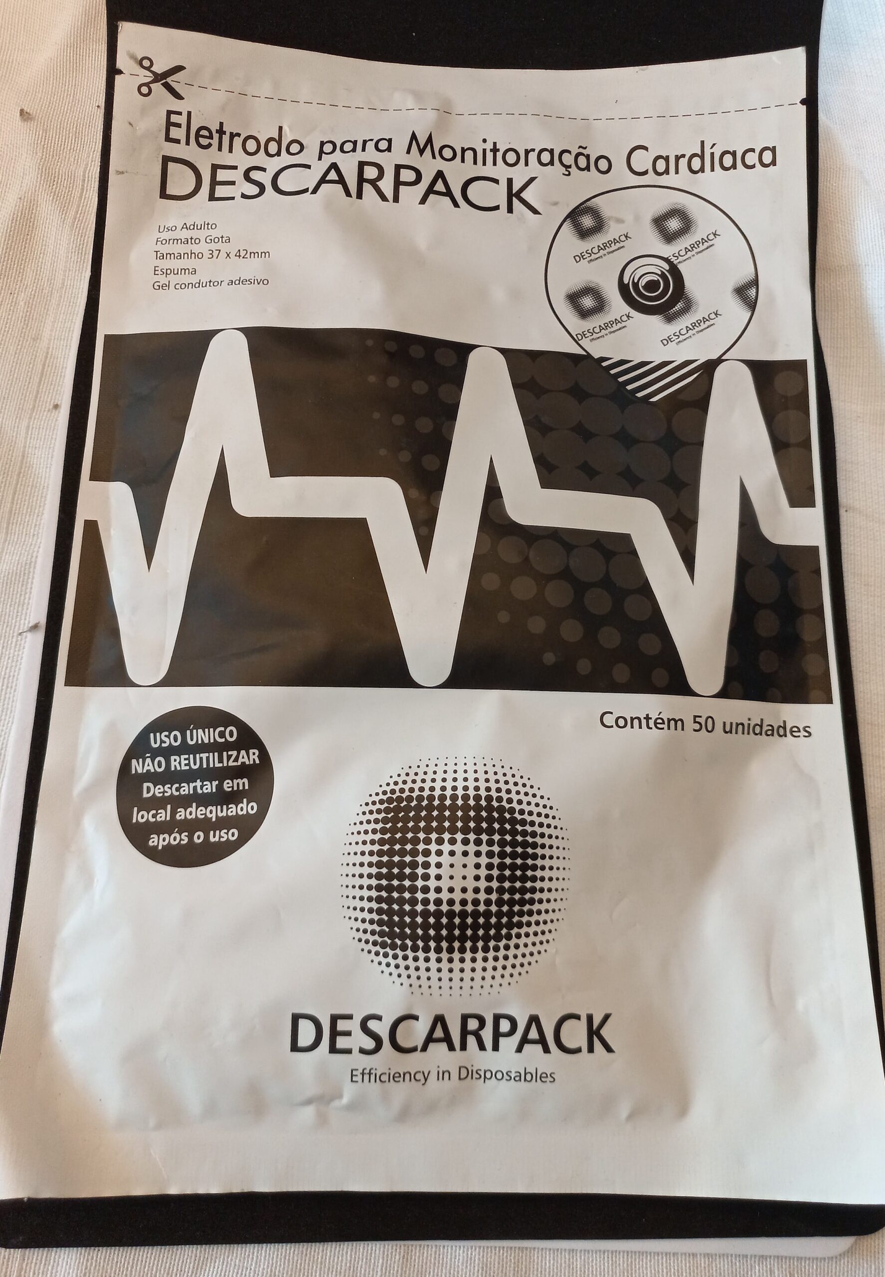 Eletrodo para Minotoração Cardíaca DESCARPACK