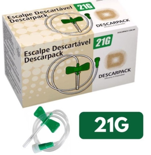 Escalpe de Segurança  21 g DESCARPACK