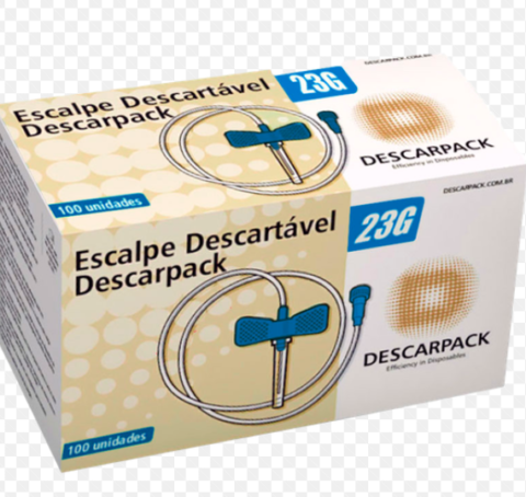 Escalpe de Segurança  23 g DESCARPACK