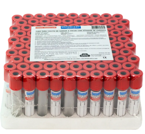 Tubo para Coleta VACUPLAST