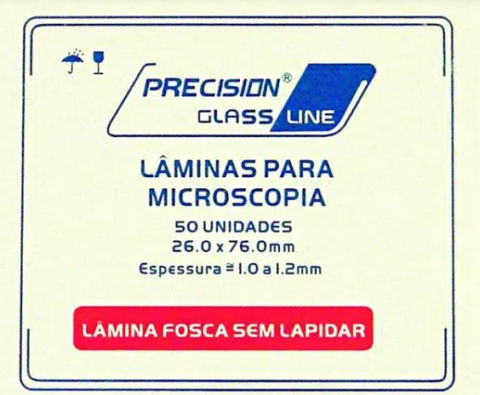 Lâminas para Microscopia Precision Glass Line