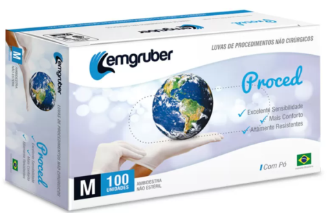 Luvas de Procedimento não cirúrgico EMGRUBER